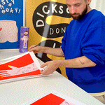 Screenprint - Art – Nailed it (30x40) - Dicks Don't Lie - ARTNITBR3040