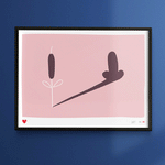 Screenprint - Art – No going back (40x30) - Dicks Don't Lie - ARTNGBCPA3