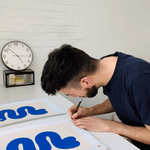 Screenprint - Art – Trouser Snake (30x40) - Dicks Don't Lie - ARTTRSBBA3