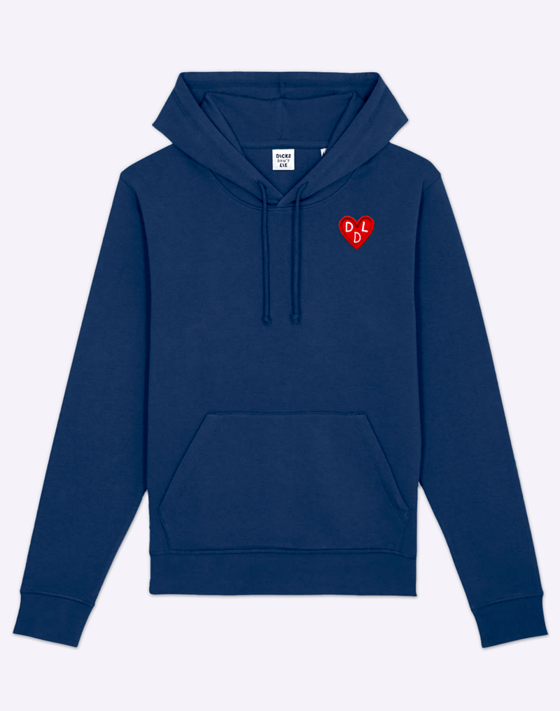 Hoodie - Hoodie – DDL Heart Patch - Dicks Don't Lie - 2214285
