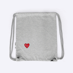 Totebag - Gym Sack – DDL Heart Patch - Dicks Don't Lie - GYMDDLPGOS