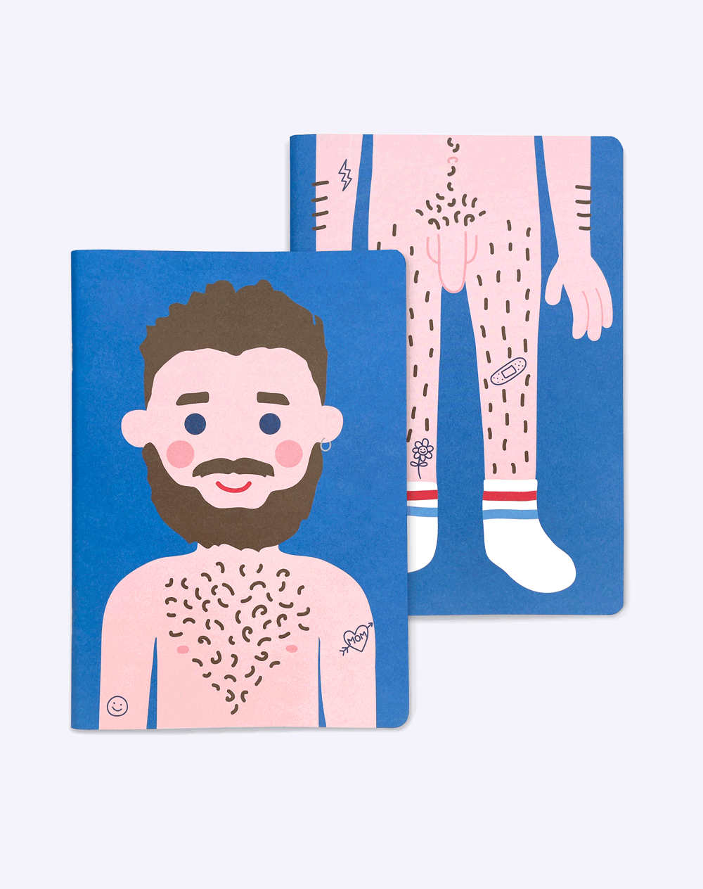 Notebook - Cheeky Notes A5 – Roger - Dicks Don't Lie - CNOROGBBA5