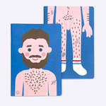 Notebook - Cheeky Notes A5 – Roger - Dicks Don't Lie - CNOROGBBA5