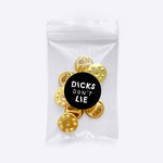 Pin - 8 Pin Backs – Bold Ass Brass - Dicks Don't Lie - CLUBUTBROS