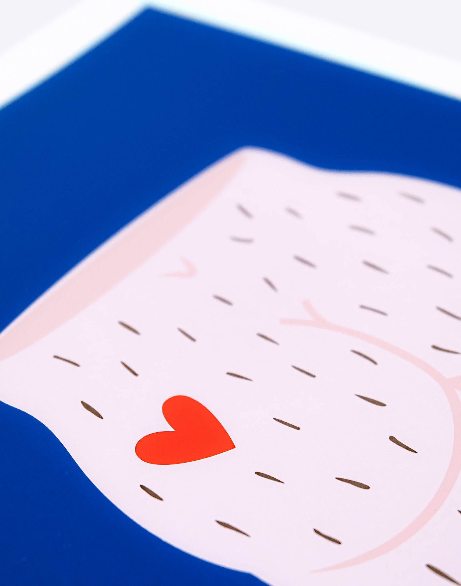 Screenprint - Art – Arty Farty (A4) - Dicks Don't Lie - ARTARFBBA4