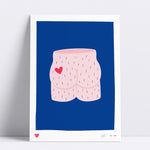 Screenprint - Art – Arty Farty (A4) - Dicks Don't Lie - ARTARFBBA4