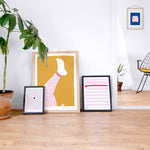 Screenprint - Art – Arty Farty (A4) - Dicks Don't Lie - ARTARFBBA4