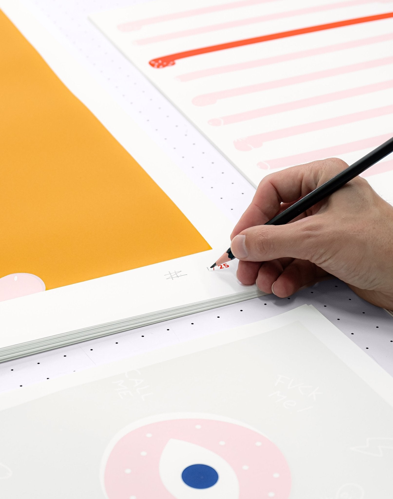 Screenprint - Art – Arty Farty (A4) - Dicks Don't Lie - ARTARFBBA4