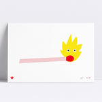 Screenprint - Art – Hot Pants (30x21) - Dicks Don't Lie - ARTHOPVWA4