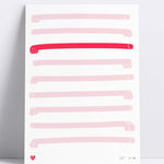 Screenprint - Art – Keep it Straight (A3) - Dicks Don't Lie - ARTKISCPA3