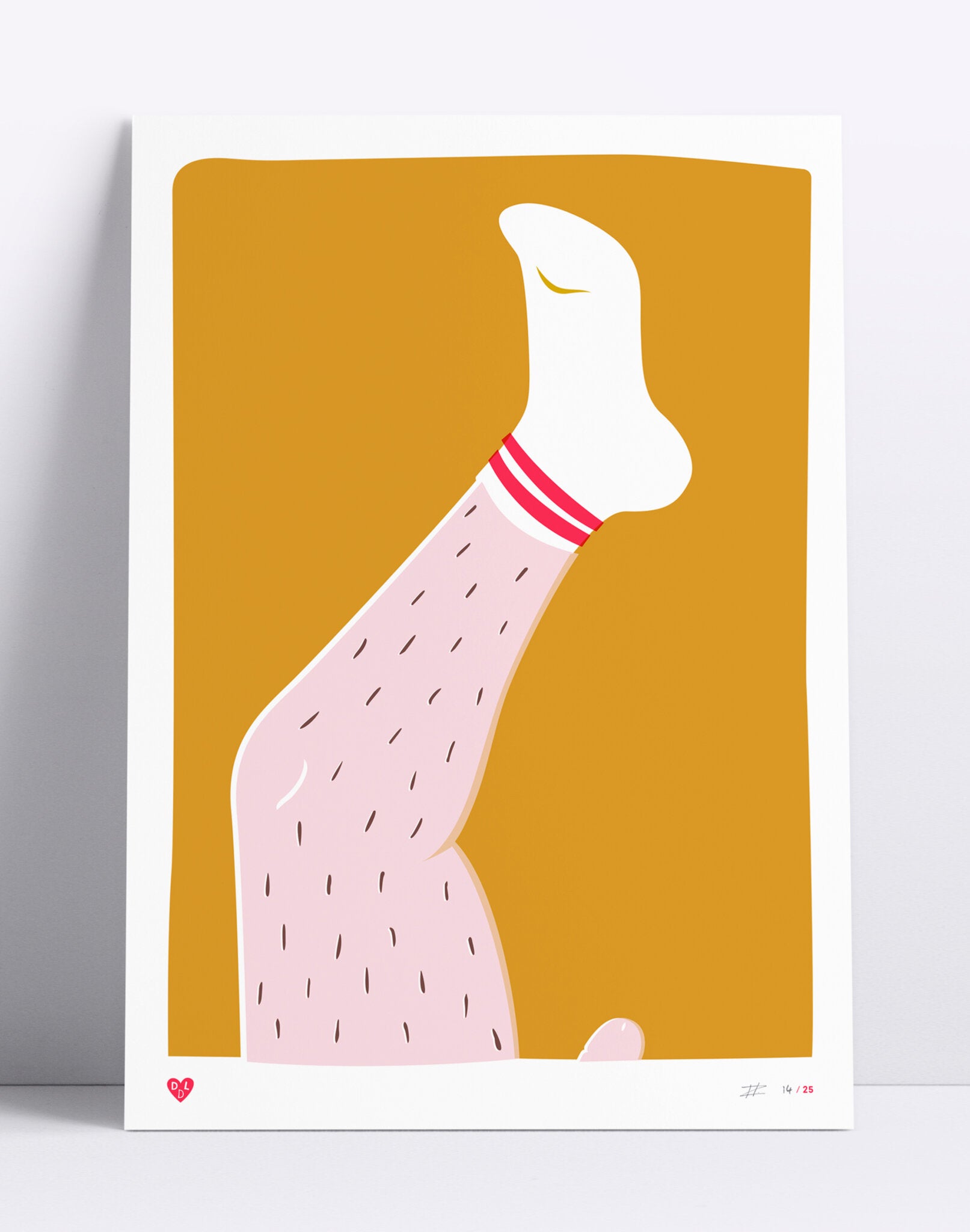 Screenprint - Art – Killer Legs (50x70) - Dicks Don't Lie - ARTLEGOC5070
