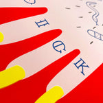 Screenprint - Art – Nailed it (30x40) - Dicks Don't Lie - ARTNITBR3040