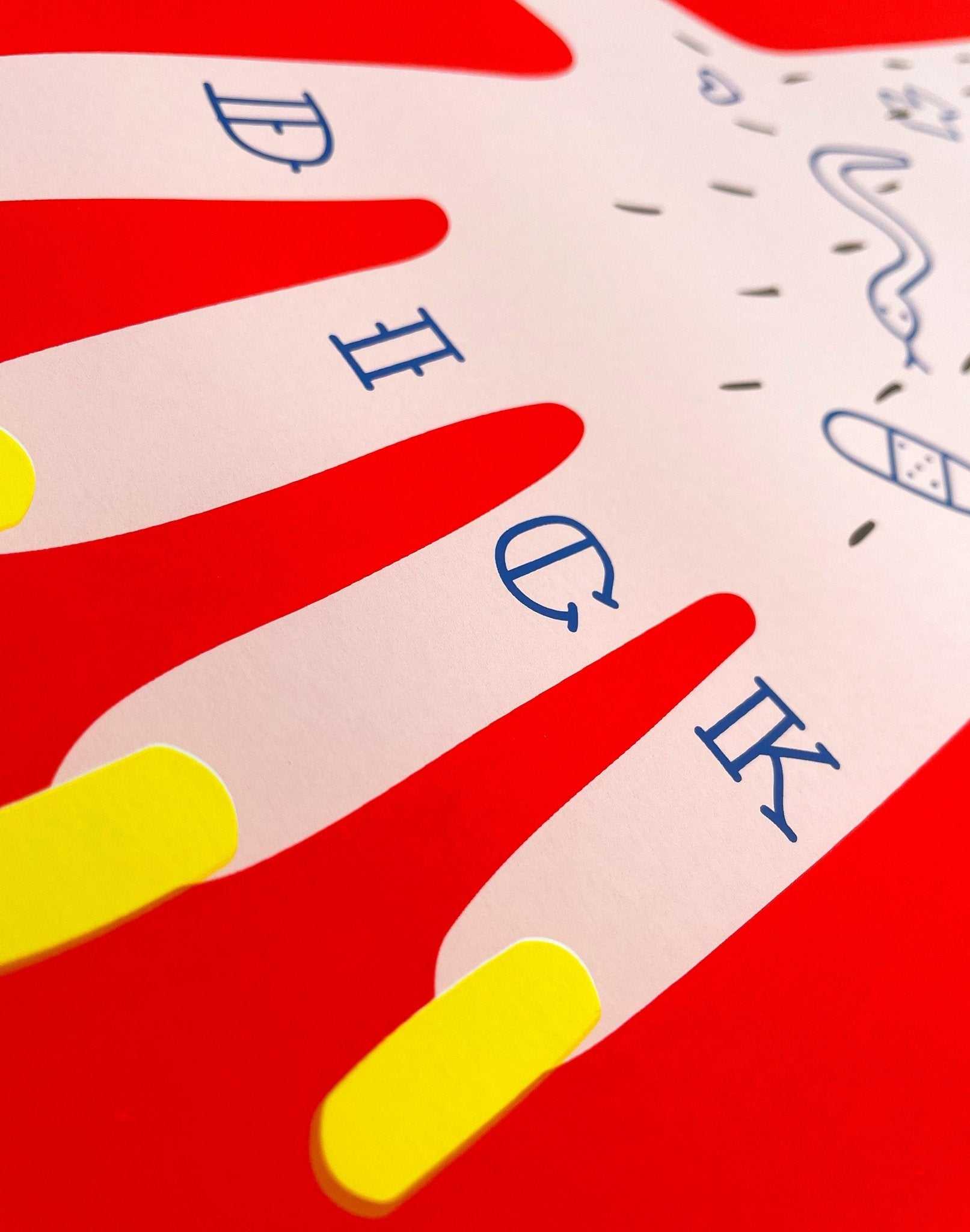 Screenprint - Art – Nailed it (30x40) - Dicks Don't Lie - ARTNITBR3040