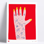 Screenprint - Art – Nailed it (30x40) - Dicks Don't Lie - ARTNITBR3040