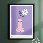 Screenprint - Art – Whoopsy Daisy (21x30) - Dicks Don't Lie - ARTWDALLA4