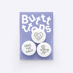 Butt - Ons - Butt - Ons – Free the Willy - Dicks Don't Lie - BUTFTWBW03