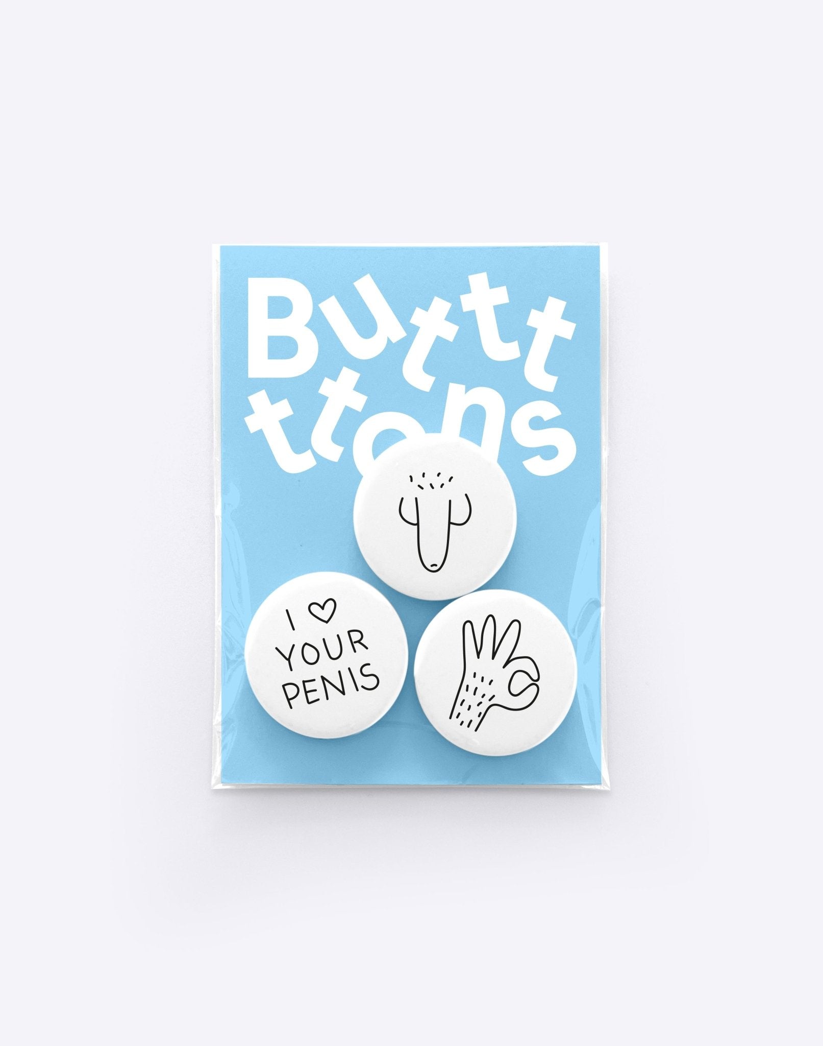 Butt - Ons - Butt - Ons – I love your Penis - Dicks Don't Lie - BUTYPEBW03