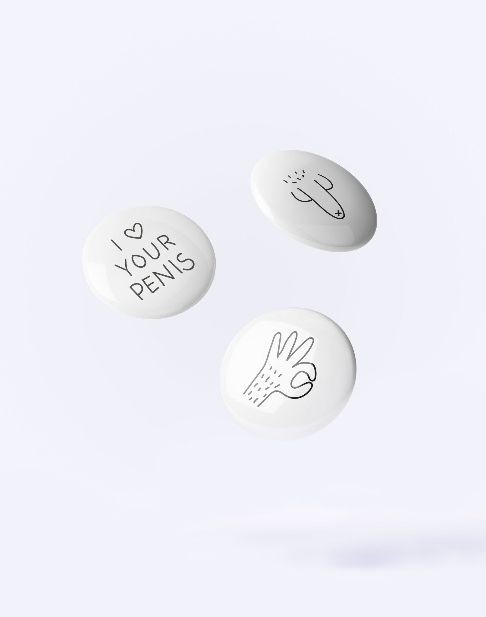Butt - Ons - Butt - Ons – I love your Penis - Dicks Don't Lie - BUTYPEBW03
