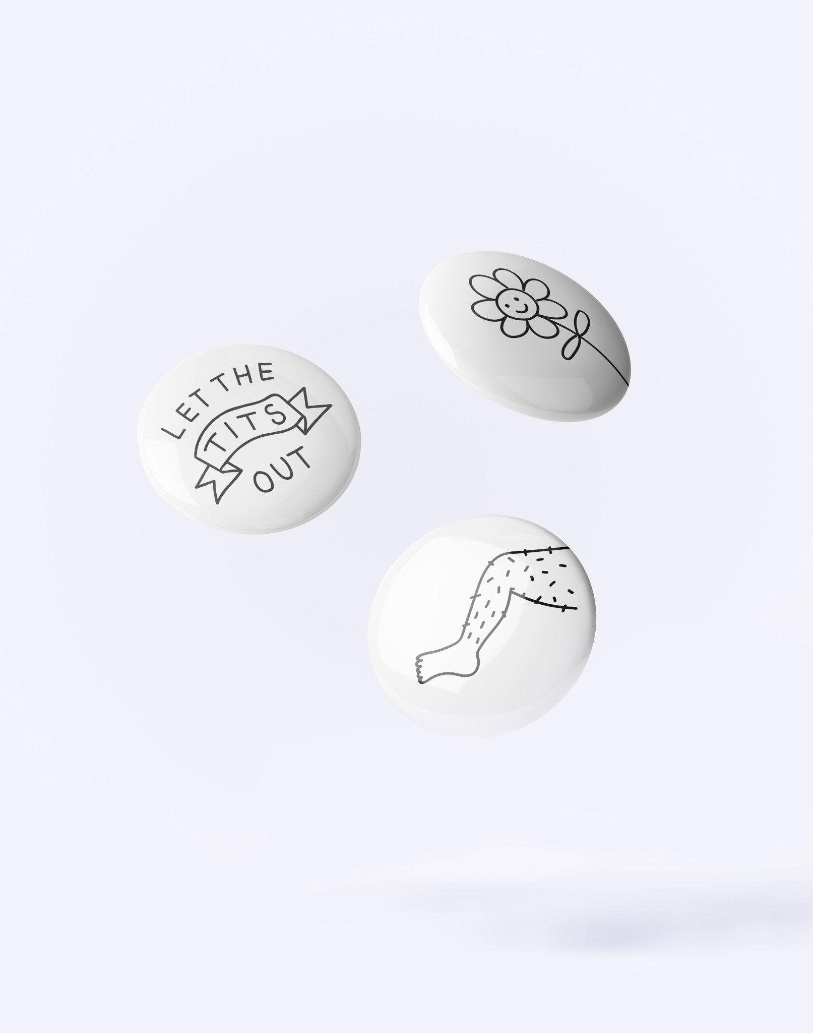 Butt - Ons - Butt - Ons – Let the Tits out - Dicks Don't Lie - BUTLTOBW03