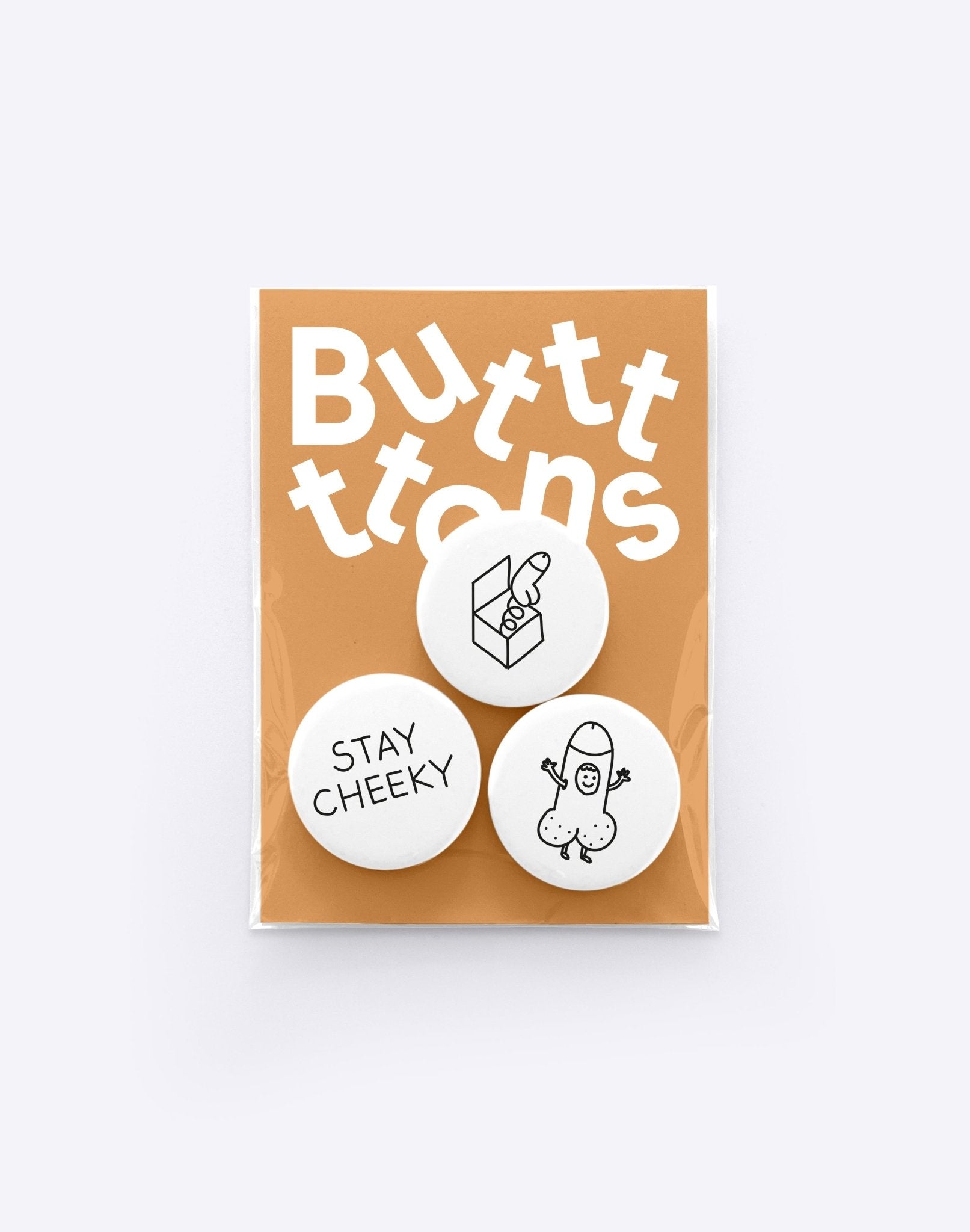 Butt - Ons - Butt - Ons – Stay Cheeky - Dicks Don't Lie - BUTSTCBW03