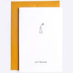Card - Card – Just because - Dicks Don't Lie - GCAJBEBWA6