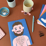 Notebook - Cheeky Notes A5 – Roger - Dicks Don't Lie - CNOROGBBA5