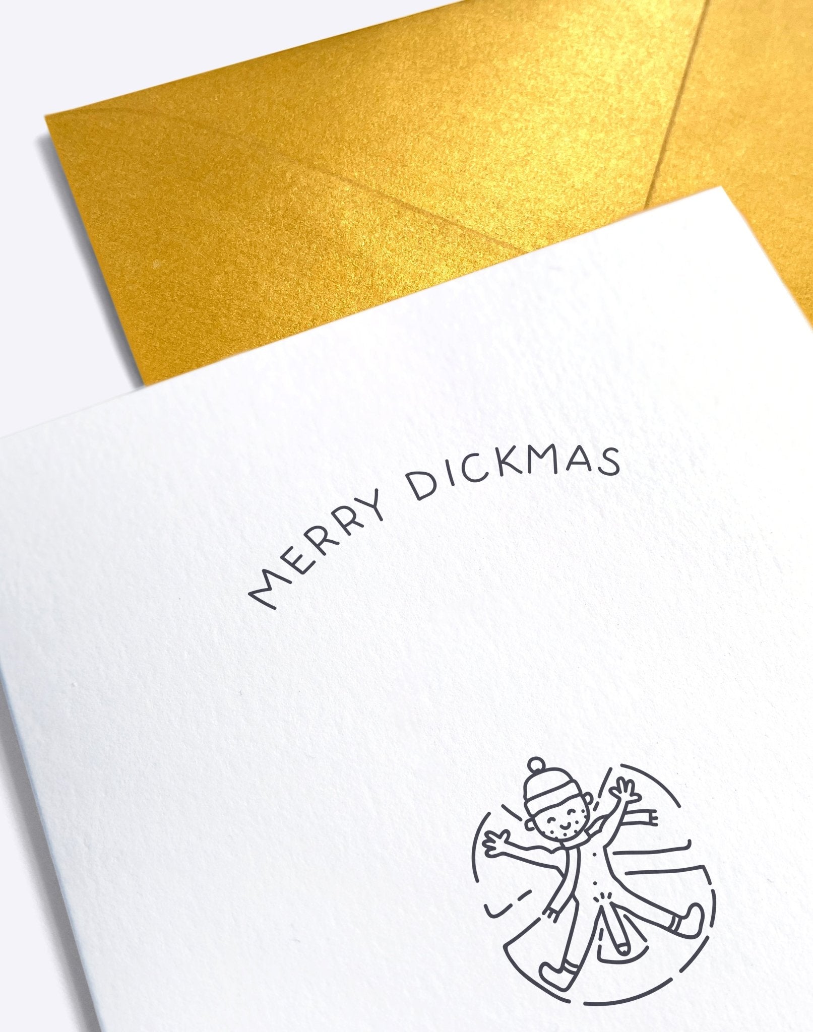 Dickmas Card - Dickmas Card – Let it snow - Dicks Don't Lie - DCALISBWA6