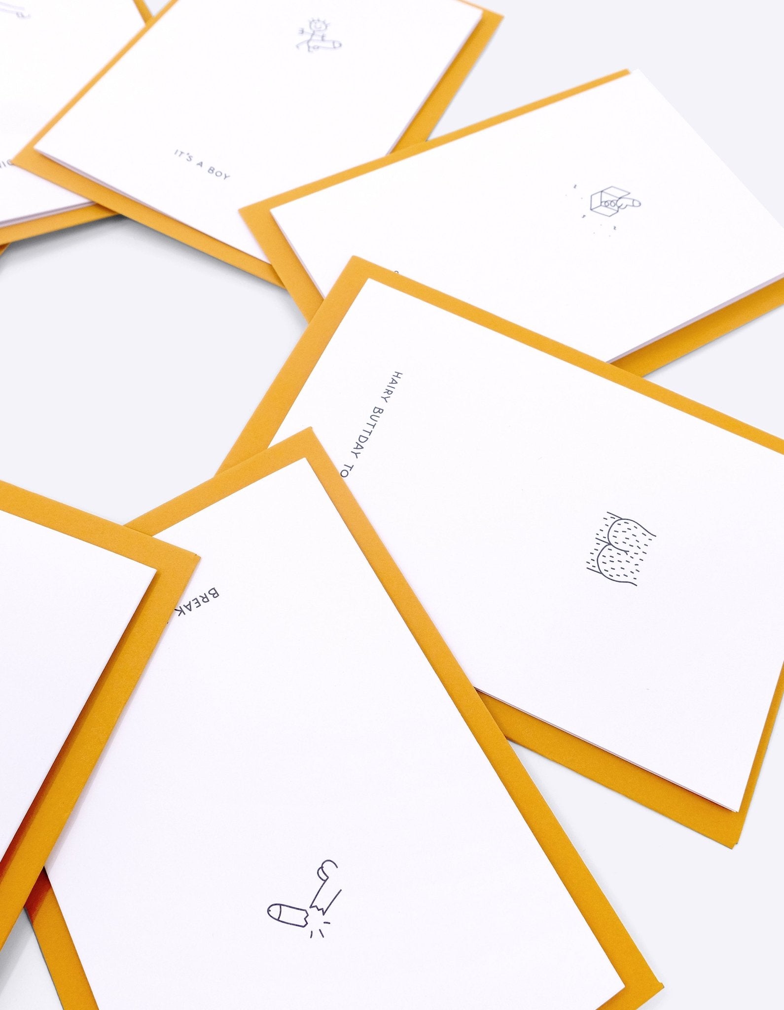 Greetings Cards - Greetings Cards – Bundle of 8 - Dicks Don't Lie - GCAB0801