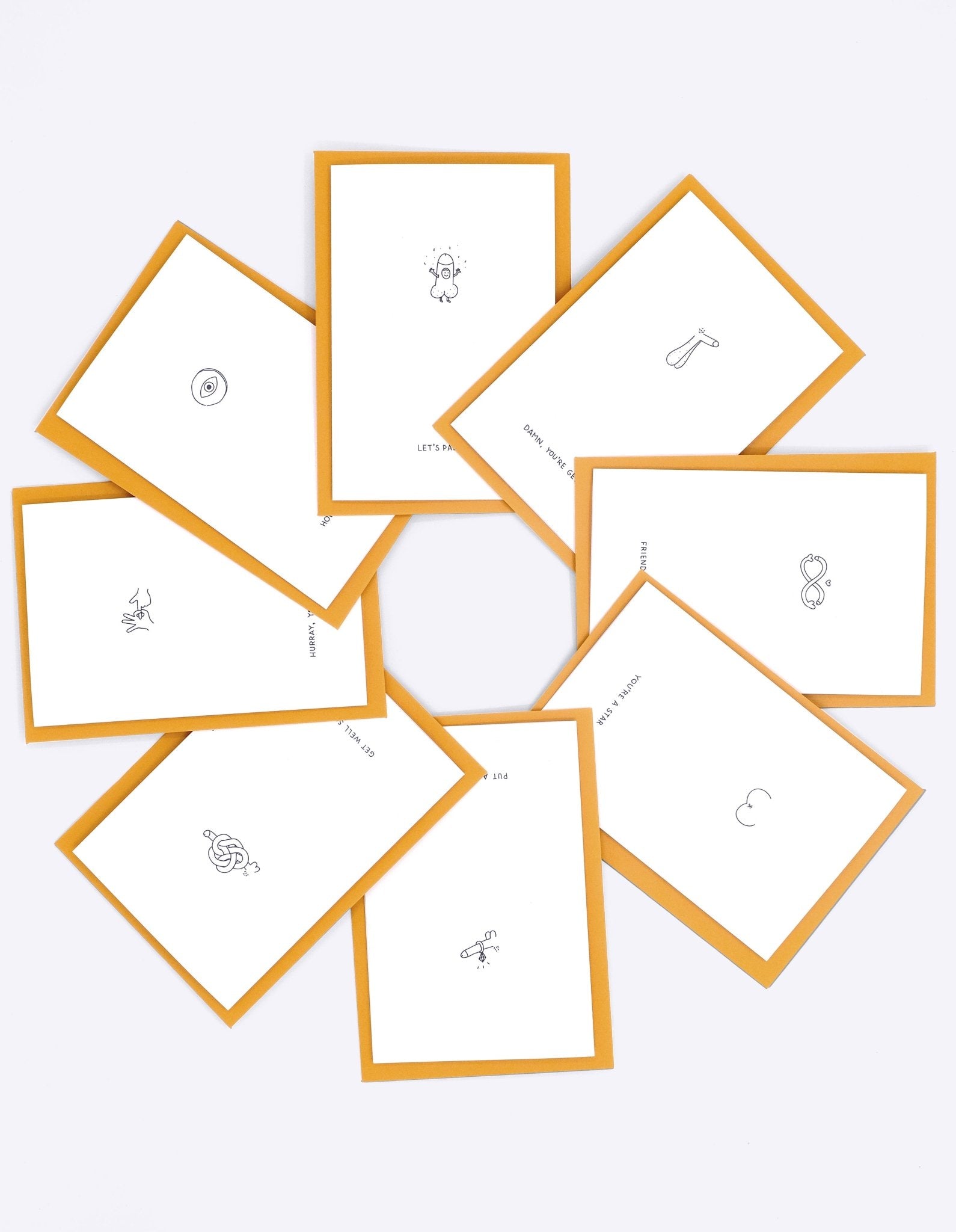 Greetings Cards - Greetings Cards – Bundle of 8 - Dicks Don't Lie - GCAB0802