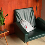 Totebag - Gym Sack – DDL Heart Patch - Dicks Don't Lie - GYMDDLPGOS