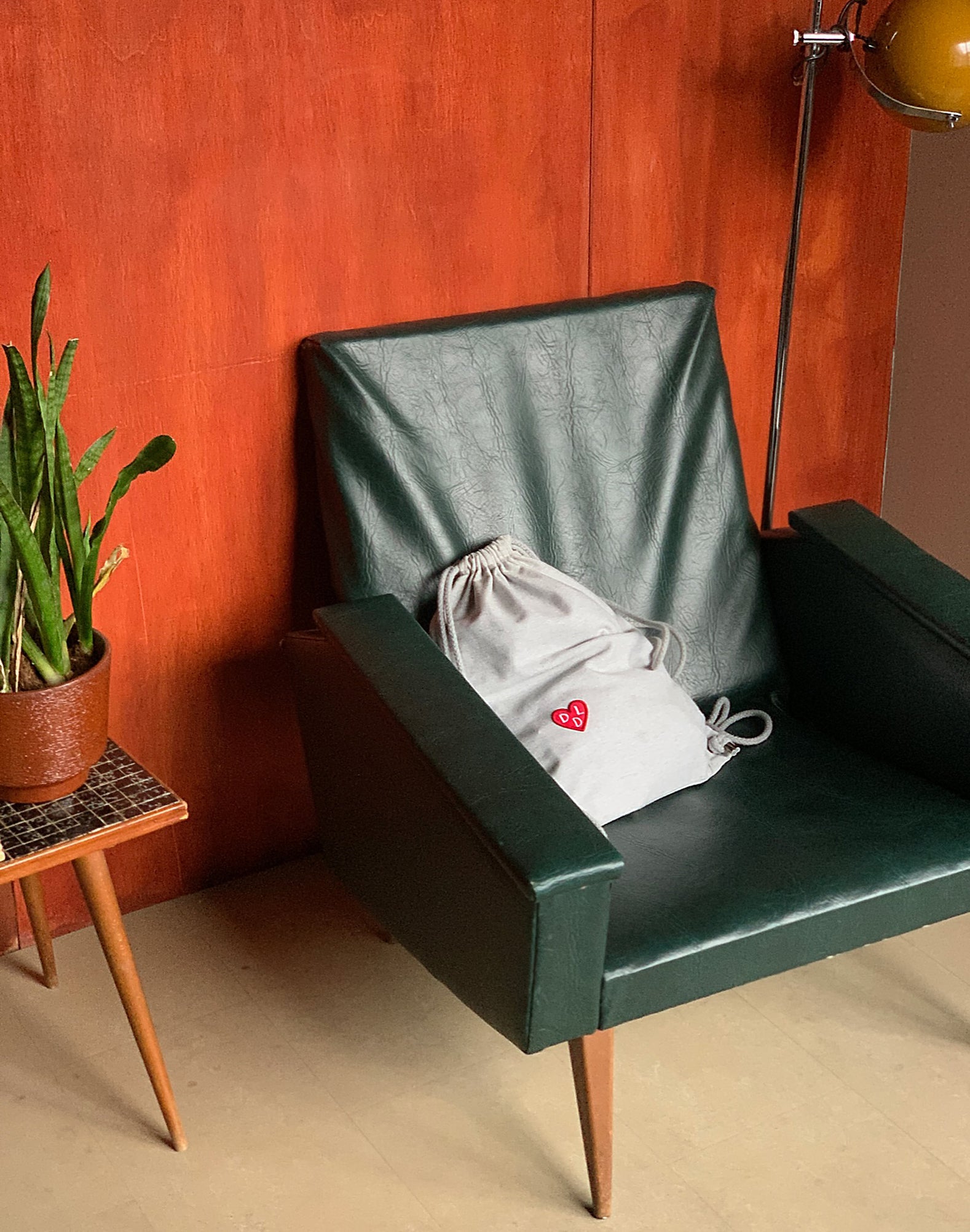 Totebag - Gym Sack – DDL Heart Patch - Dicks Don't Lie - GYMDDLPGOS