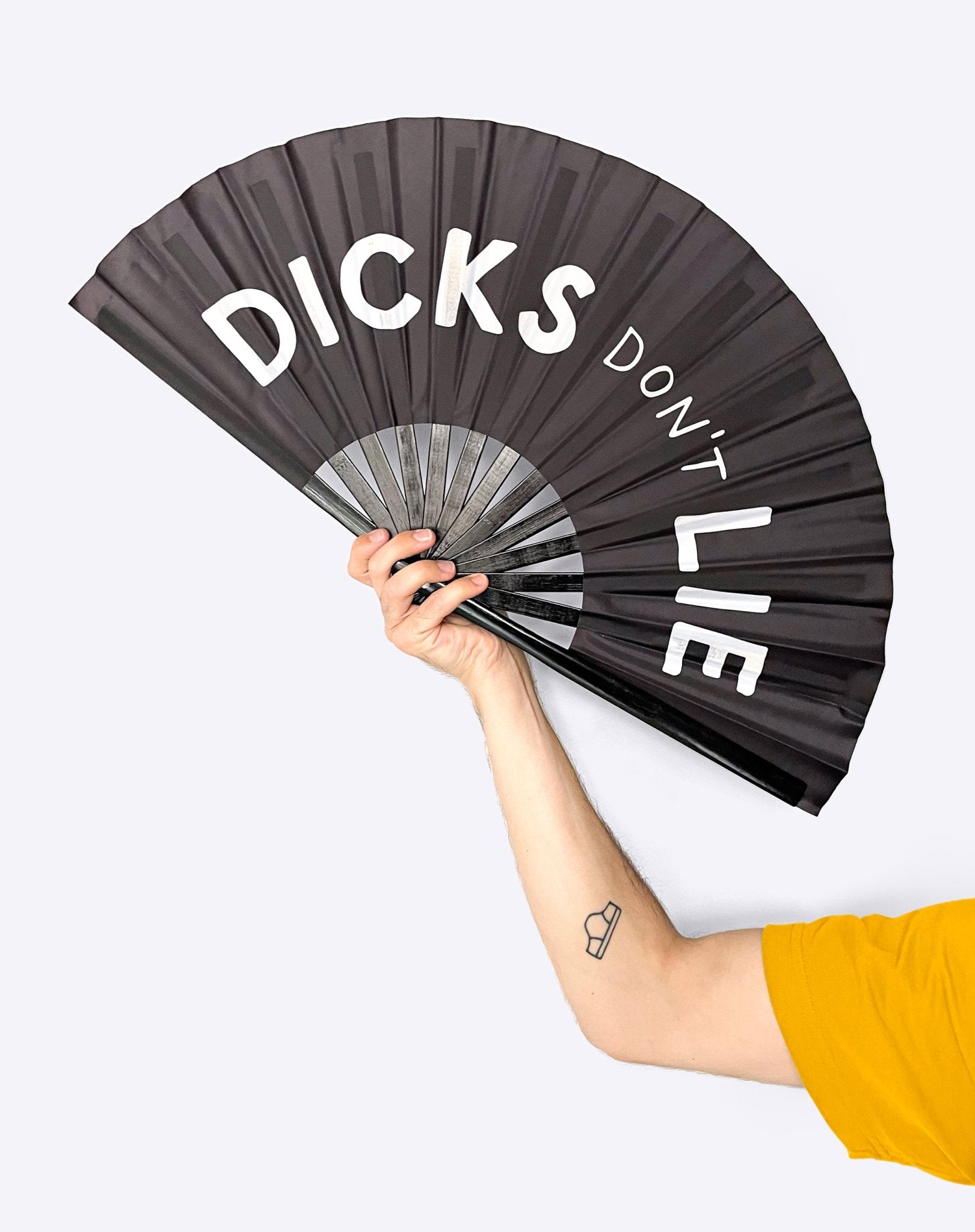 Hand Fan - Huge Fans – Dicks Don't Lie - Dicks Don't Lie - LFASOCEOCOS