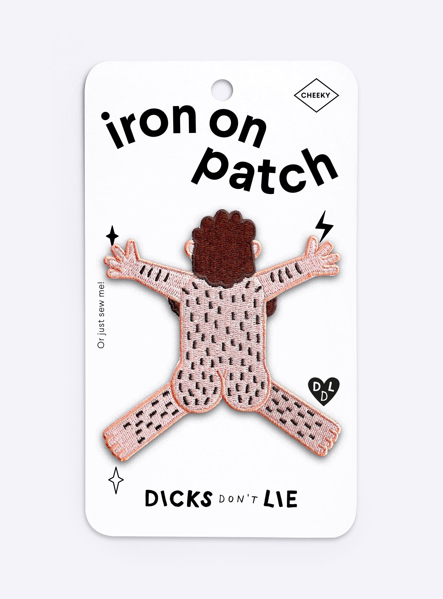 Iron - On Patch - Iron - On Patch – Bare Bear - Dicks Don't Lie - IOPBABCPOS