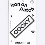 Iron - On Patch - Iron - On Patch – Cocky - Dicks Don't Lie - IOPCOCVWOS