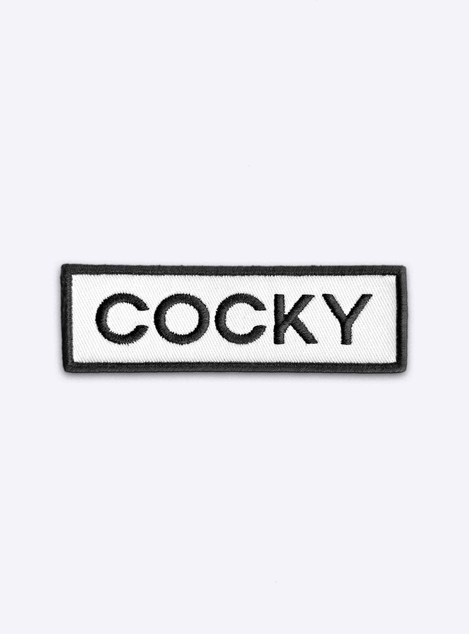 Iron - On Patch - Iron - On Patch – Cocky - Dicks Don't Lie - IOPCOCVWOS