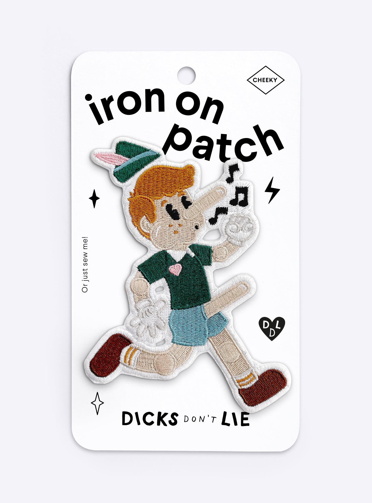 Iron - On Patch - Iron - On Patch – Peenocchio - Dicks Don't Lie - IOPPEEFGOS