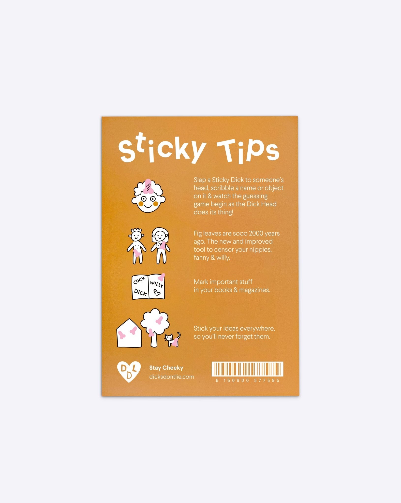 Sticky Notes - Memo Notes – Sticky Dicks - Dicks Don't Lie - MEMSTDCPOS