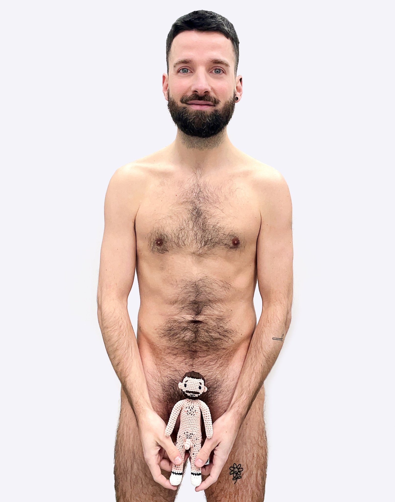 Crochet Doll - Nude Dude – Roger - Dicks Don't Lie - NUDROGCPOS