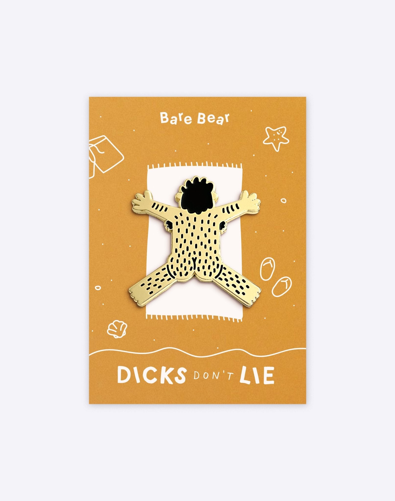 Pin - Pin – Bare Bear - Dicks Don't Lie - PINBABBROS