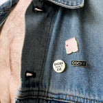 Pin - Pin – Cocky Black - Dicks Don't Lie - PINCOCBLOS