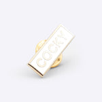 Pin - Pin – Cocky White - Dicks Don't Lie - PINCOCVWOS