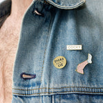 Pin - Pin – Cocky White - Dicks Don't Lie - PINCOCVWOS