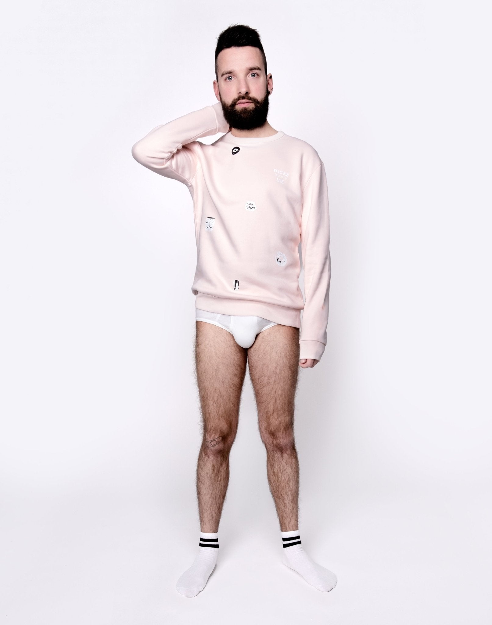 Sweatshirt - Sweatshirt – Hey Babe - Dicks Don't Lie - 19021306