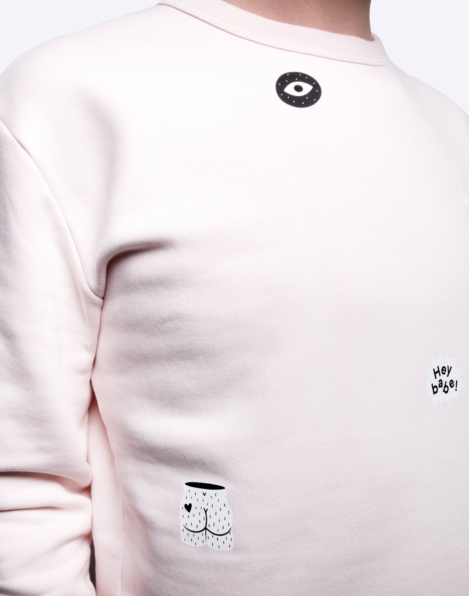 Sweatshirt - Sweatshirt – Hey Babe - Dicks Don't Lie - 19021306