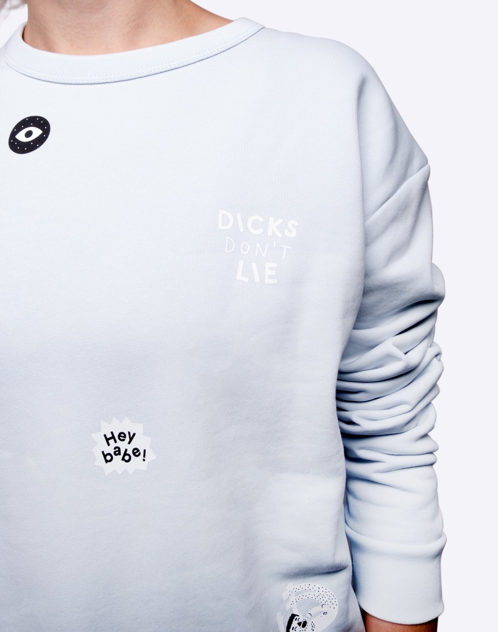 Sweatshirt - Sweatshirt – Hey Babe - Dicks Don't Lie - 19021304