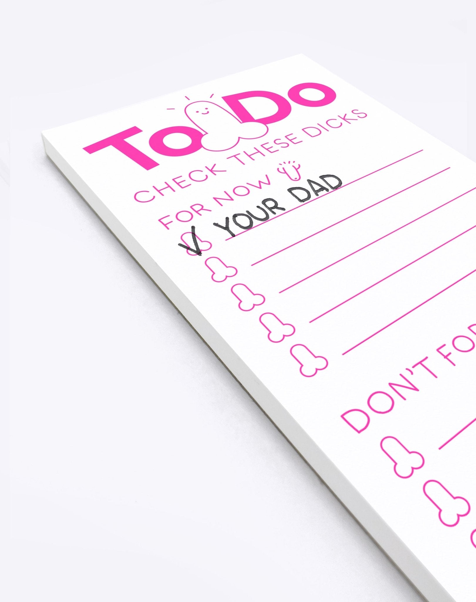 To - Do block - To - Do Block – Check these Dicks - Dicks Don't Lie - TDOCTDNPOS