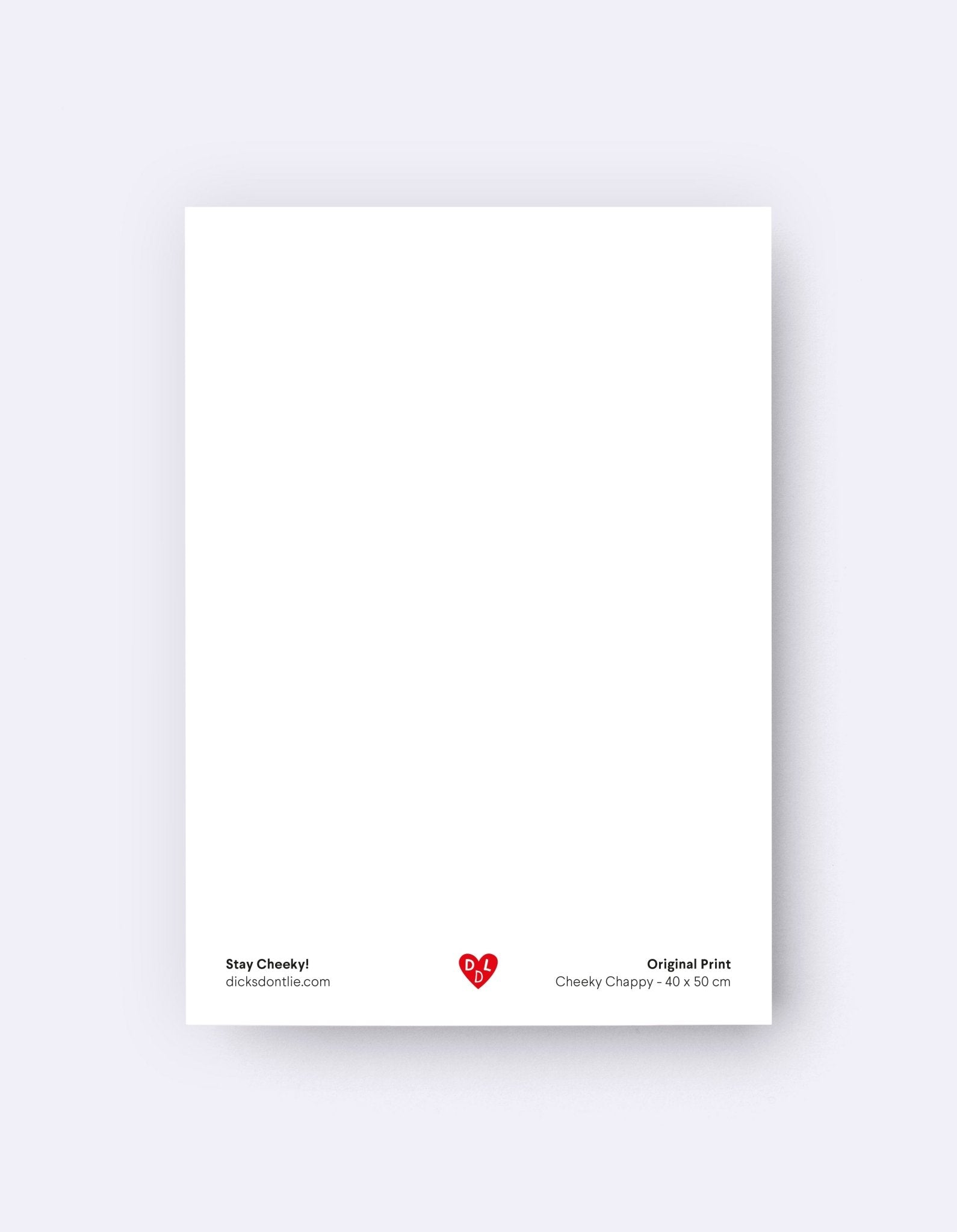 Art Card - Art Card – Arty Farty - Dicks Don't Lie - ACAARFBBA6