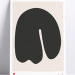 Screenprint - Art – Elephant (50x70) - Dicks Don't Lie - ARTELEBL5070
