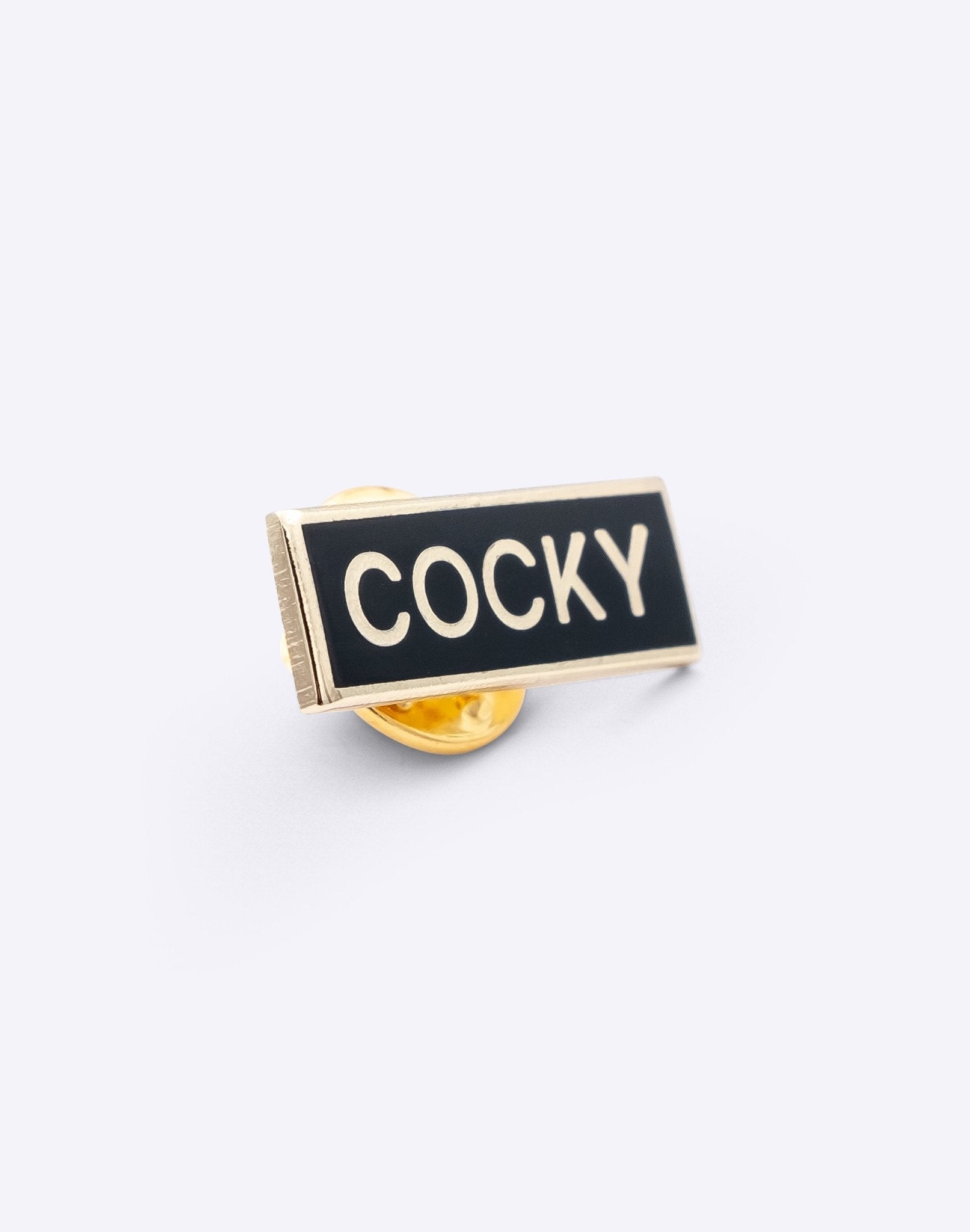Pin - Pin – Cocky Black - Dicks Don't Lie - PINCOCBLOS