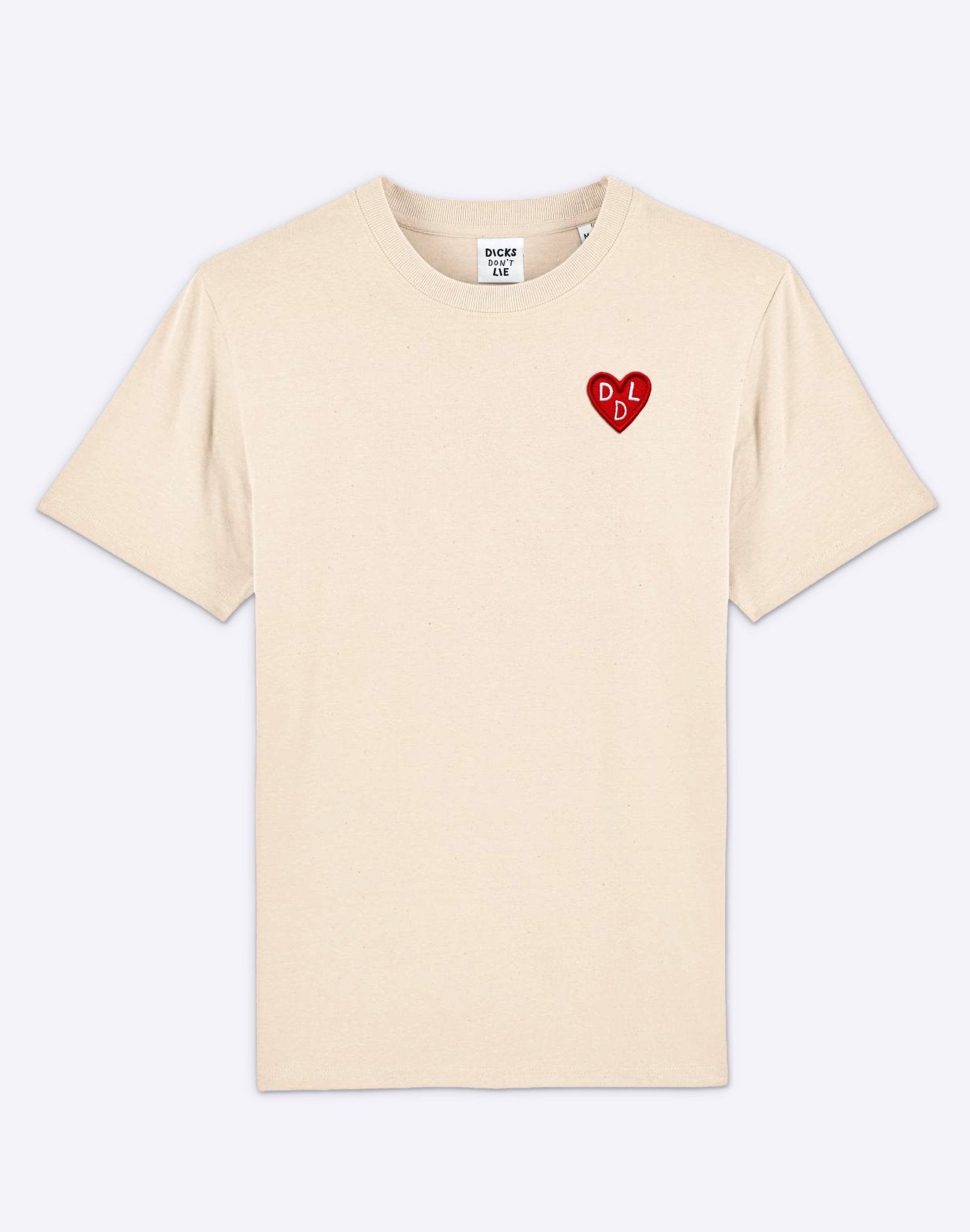 T-Shirt - T-Shirt – DDL Heart Patch - Dicks Don't Lie - 22012815